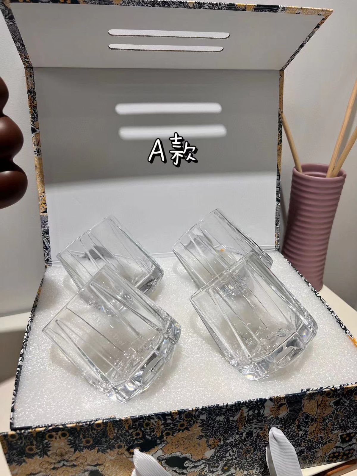 Louis Vuitton LV Transparent water glasses 